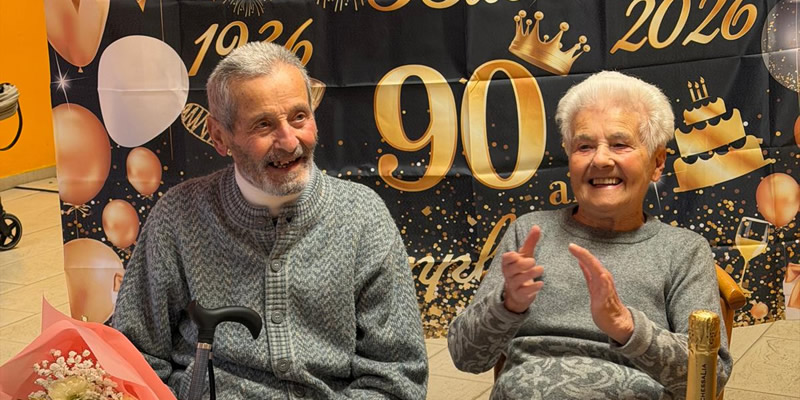 Merate: 90 candeline per i 2 gemelli Iginia ed Erminio